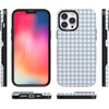 image:imageCasely iPhone 13 Pro Case  Pastel Picnic  Blue Gingham  Bold Protective Design  Compatible with MagSafe