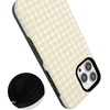 image:imageCasely iPhone 13 Pro Case  Pastel Picnic  Yellow Gingham  Bold Protective Design  Compatible with MagSafe