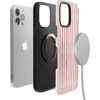 image:imageCasely iPhone 13 Pro Case  Pretty in Pastel  Blush Stripes  Bold Protective Design  MagSafe Compatible Design
