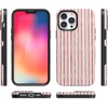 image:imageCasely iPhone 13 Pro Case  Pretty in Pastel  Blush Stripes  Bold Protective Design  MagSafe Compatible Design