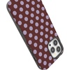 image:imageCasely iPhone 13 Pro Case  Spotted in SoHo  Burgundy Polka Dot  Bold Protective Design  Compatible with MagSafe