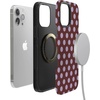 image:imageCasely iPhone 13 Pro Case  Spotted in SoHo  Burgundy Polka Dot  Bold Protective Design  Compatible with MagSafe