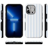 image:imageCasely iPhone 13 Pro Case  Sunday Best  Blue Stripes  Compatible with MagSafe  Bold Protective Design