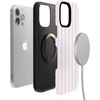 image:imageCasely iPhone 13 Pro Case  Sunday Best  Pink Stripes  Bold Protective Design  Compatible with MagSafe