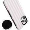image:imageCasely iPhone 13 Pro Case  Sunday Best  Pink Stripes  Bold Protective Design  Compatible with MagSafe