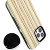 image:imageCasely iPhone 13 Pro Case  Sweet Stripes  Rainbow Pastel  Bold Protective Design  Compatible with MagSafe