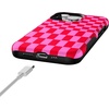 image:imageCasely iPhone 13 Pro Case  Vibe Check  Pink Checkerboard  Bold Protective Design  Compatible with MagSafe