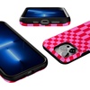 image:imageCasely iPhone 13 Pro Case  Vibe Check  Pink Checkerboard  Bold Protective Design  Compatible with MagSafe