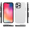 image:imageCasely iPhone 13 Pro Max Case  On the Dot  White Polka Dot  Bold Protective Design  Compatible with MagSafe