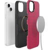 image:imageCasely iPhone 14 Case  Best Dressed  Red Houndstooth  Bold Protective Design  MagSafe Compatible Design