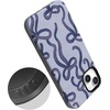 image:imageCasely iPhone 14 Case  Love Me Knot  Blue Bow  Bold Protective Design  MagSafe Compatible Design