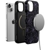 image:imageCasely iPhone 14 Case  Midnight Web  Spider Web  Bold Protective Design  Compatible with MagSafe