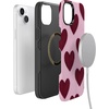 image:imageCasely iPhone 14 Case  Whole Lotta Love  Plum Hearts  Bold Protective Design  MagSafe Compatible Design