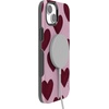 image:imageCasely iPhone 14 Case  Whole Lotta Love  Plum Hearts  Bold Protective Design  MagSafe Compatible Design