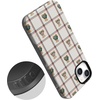 image:imageCasely iPhone 14 Plus Case  Bear Hugs  Teddy Squares  Bold Protective Design  MagSafe Compatible Design