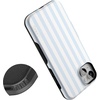 image:imageCasely iPhone 14 Plus Case  Blue Stripes  Sunday Best  Bold Protective Design  Compatible with MagSafe
