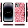 image:imageCasely iPhone 14 Plus Case  Blush Garden  Floral Doodle  Bold Protective Design  Compatible with MagSafe
