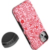image:imageCasely iPhone 14 Plus Case  Blush Garden  Floral Doodle  Bold Protective Design  Compatible with MagSafe