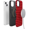 image:imageCasely iPhone 14 Plus Case  Crazy in Love  Red Hearts  Bold Protective Design  MagSafe Compatible Design