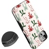 image:imageCasely iPhone 14 Plus Case  Festive Girlie  Holiday Bows  Bold Protective Design  MagSafe Compatible Design
