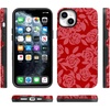 image:imageCasely iPhone 14 Plus Case  Final Rose  Red amp Pink Floral  Bold Protective Design  MagSafe Compatible Design