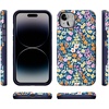 image:imageCasely iPhone 14 Plus Case  Full Bloom  Navy Floral  Bold Protective Design  Compatible with MagSafe