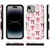 image:imageCasely iPhone 14 Plus Case  Lover Girlie  Pink Bows  Bold Protective Design  Compatible with MagSafe