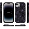 image:imageCasely iPhone 14 Plus Case  Midnight Web  Spider Web  Bold Protective Design  Compatible with MagSafe