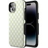 image:imageCasely iPhone 14 Plus Case  Mint Lattice  Sunday Best  Bold Protective Design  Compatible with MagSafe