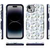 image:imageCasely iPhone 14 Plus Case  Nantucket Cottage  Blue Hydrangea  Bold Protective Design  Compatible with MagSafe