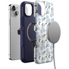 image:imageCasely iPhone 14 Plus Case  Nantucket Cottage  Blue Hydrangea  Bold Protective Design  Compatible with MagSafe