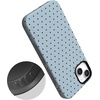 image:imageCasely iPhone 14 Plus Case  On the Dot  Blue amp Brown Polka Dot  Bold Protective Design  Compatible with MagSafe
