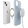 image:imageCasely iPhone 14 Plus Case  On the Dot  Blue amp Brown Polka Dot  Compatible with MagSafe  Classic Ultra Slim Design