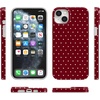 image:imageCasely iPhone 14 Plus Case  On the Dot  Maroon Polka Dot  Compatible with MagSafe  Classic Ultra Slim Design