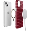 image:imageCasely iPhone 14 Plus Case  On the Dot  Maroon Polka Dot  Compatible with MagSafe  Classic Ultra Slim Design