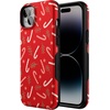 image:imageCasely iPhone 14 Plus Case  Peppermint Kiss  Candy Cane  Bold Protective Design  MagSafe Compatible Design