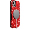 image:imageCasely iPhone 14 Plus Case  Peppermint Kiss  Candy Cane  Bold Protective Design  MagSafe Compatible Design