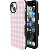 image:imageCasely iPhone 14 Plus Case  Pink Plaid  Sunday Best  Bold Protective Design  Compatible with MagSafe