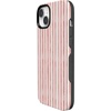 image:imageCasely iPhone 14 Plus Case  Pretty in Pastel  Blush Stripes  Bold Protective Design  MagSafe Compatible Design