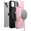 image:imageCasely iPhone 14 Plus Case  Sealed with a Kiss  Pink Lipstick  Bold Protective Design  Compatible with MagSafe