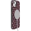 image:imageCasely iPhone 14 Plus Case  Spotted in SoHo  Burgundy Polka Dot  Bold Protective Design  Compatible with MagSafe