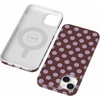 image:imageCasely iPhone 14 Plus Case  Spotted in SoHo  Burgundy Polka Dot  Compatible with MagSafe  Classic Ultra Slim Design