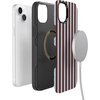 image:imageCasely iPhone 14 Plus Case  Sunday in Brooklyn  Chocolate Blue Stripes  Bold Protective Design  Compatible with MagSafe