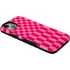 image:imageCasely iPhone 14 Plus Case  Vibe Check  Pink Checkerboard  Bold Protective Design  Compatible with MagSafe