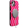 image:imageCasely iPhone 14 Plus Case  Vibe Check  Pink Checkerboard  Bold Protective Design  Compatible with MagSafe