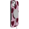 image:imageCasely iPhone 14 Plus Case  Whole Lotta Love  Plum Hearts  Bold Protective Design  MagSafe Compatible Design