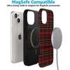image:imageCasely iPhone 15 Plus Case  Fireside Flannel  Signature Plaid  Bold Protective Design  MagSafe Compatible Design