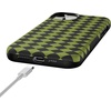 image:imageCasely iPhone 15 Plus Case  Harlequin Wicked Diamond  Black and Green  Bold Protective Design  MagSafe Compatible Design