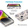 image:imageCasely iPhone 15 Plus Case  Ink amp Iris  Vintage Floral  Compatible with MagSafe  Classic Ultra Slim Design