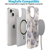 image:imageCasely iPhone 15 Plus Case  Ink amp Iris  Vintage Floral  Compatible with MagSafe  Classic Ultra Slim Design